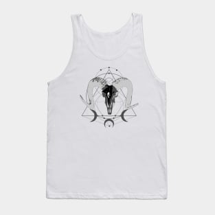 Wild Goat Skull Sacred Geometry Tank Top